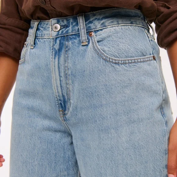 Drapey Rigid Curve Love High Rise Loose Jean - Picture 6 of 12